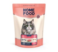 Сухой корм HOME FOOD ADULT Hairball control for sterilised, выведение ..