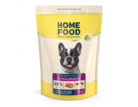 Home Food Корм DOG ADULT MINI/MEDIUM Гіпоалергенний «Телятина з овочами» (0,7 кг)