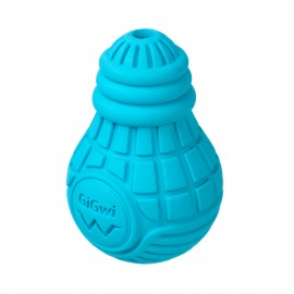 Іграшка для собак Лампочка резинова GiGwi Bulb Rubber, гума, S, блакит..
