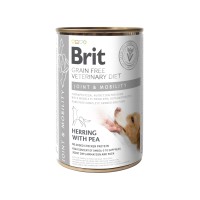 Влажный корм Brit GF VetDiet Joint & Mobility для собак, поддержка здоровья суставов, сельдь, индейка и горошек, 400 г