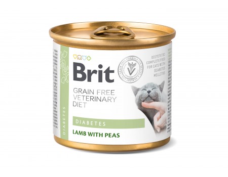 Консерва Brit GF Veterinary Diet Cat Cans Diabetes 200 g