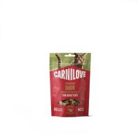 Ласощі Carnilove Crunchy Snack Duck with Raspberries для котів хрусткі качка і малина 50 г