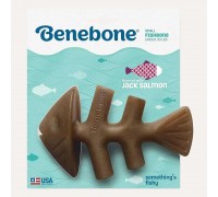 Іграшка міцна для жування Benebone Рибна кістка, зі смаком лосося - SM..