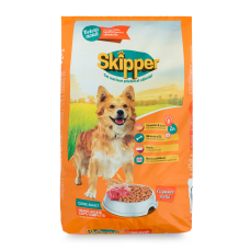 Сухой корм для собак SKIPPER курица и говядина, 3 кг