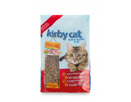 Сухой корм для котов KIRBY CAT курица, индейка и овощи, 10 кг