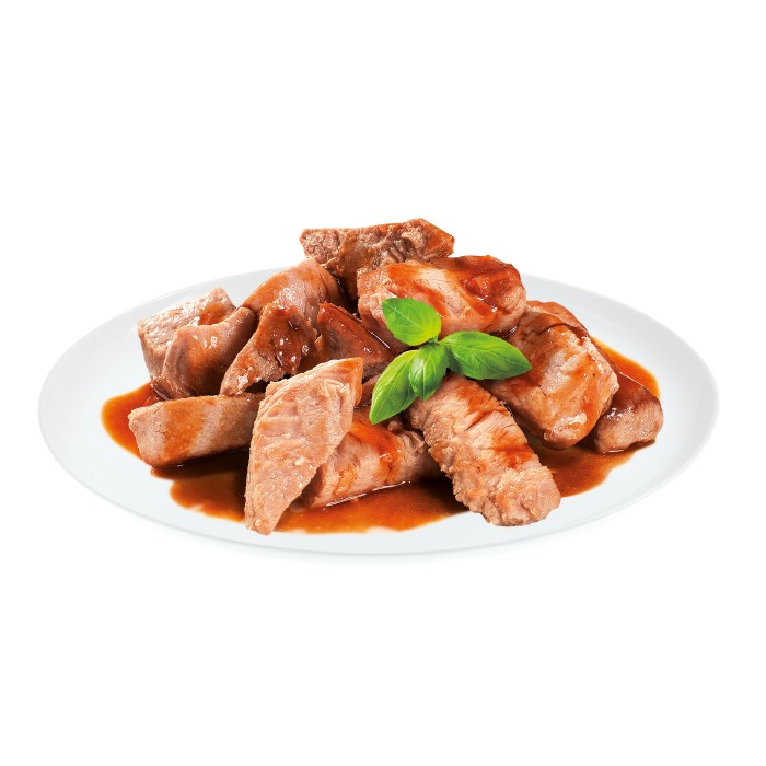 Корм вологий Brit Premium Delicate Fillets in Gravy Tuna для котів, філе в соусі, тунець, 85 г 