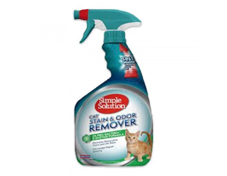 Спрей Simple Solution Cat Stain & Odor для нейтрализации запахов и пятен для котов, 945 мл
