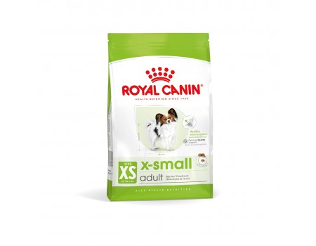 Сухой корм Royal canin XSMALL ADULT 1,5 кг + веревочный мяч в подарок