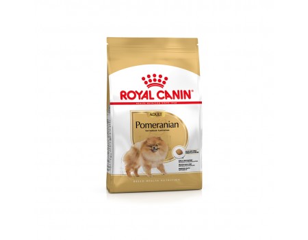 Сухой корм Royal canin POMERANIAN ADULT 1,5 кг + веревочный мяч в подарок