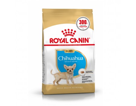 Акция // Royal Canin Chihuahua Puppy для щенков породы Чихуахуа 1.2 кг + 0.3 кг в подарок