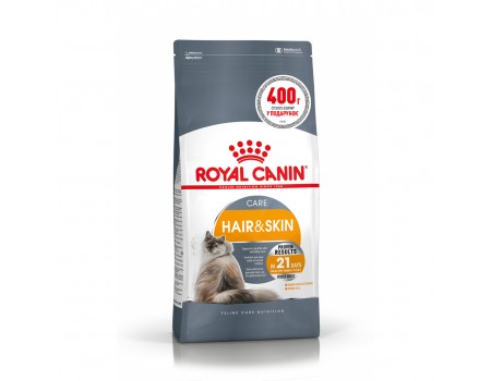 Акция // Royal Canin Hair&Skin Care 1,6 кг + 0,4 кг в подарок