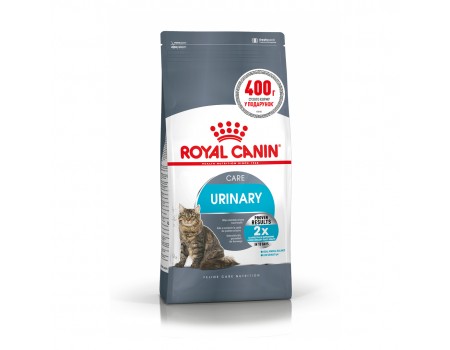 Акция // Royal Canin Urinary Care Корм для кошек  (Роял Канин Уринари Кэа) 1,6 kг + 0,4кг в подарок