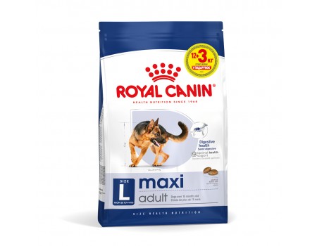 Royal Canin Maxi Adult для дорослих собак великих розмірів 12+3кг