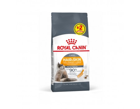 Royal Canin HAIR&SKIN CARE 8kg+2kg