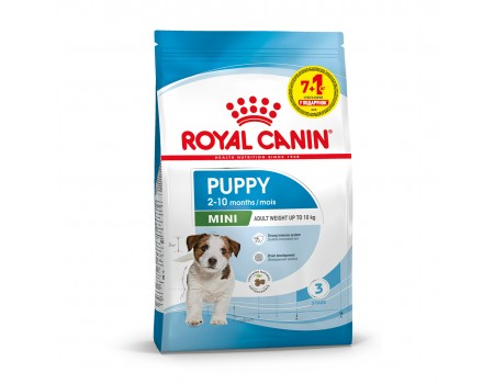 Корм для щенков ROYAL CANIN MINI PUPPY, 7+1кг