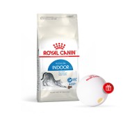 Набор: сухой корм для домашних кошек Royal Canin Indoor, 4 кг + диспен..
