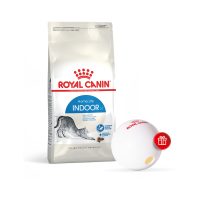 Набір: сухий корм для домашніх котів Royal Canin Indoor, 4 кг + диспенсер для корму