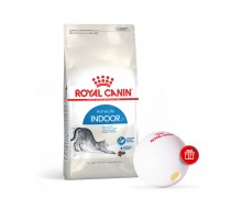 Набор: сухой корм для домашних кошек Royal Canin Indoor, 4 кг + диспен..