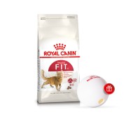 Набор: сухой корм для взрослых кошек Royal Canin Fit, 4кг + диспенсер ..