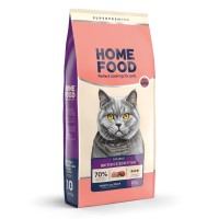 Сухий корм HOME FOOD ADULT For British and Scottish, для дорослих котів британських та шотландських порід, індичка та качка, 10 кг