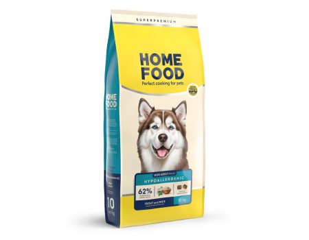 Home Food Корм DOG ADULT MAXI Гіпоалергенний «Форель з рисом» і (10 кг)