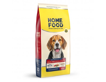 Home Food Корм DOG ADULT MEDIUM/MAXI Беззерновий гіпоалергенний «М'ясо качки з нутом» (10 кг)