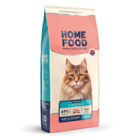 Сухий корм HOME FOOD ADULT For sterilised, для стерилізованих дорослих котів, кролик та журавлина, 10 кг