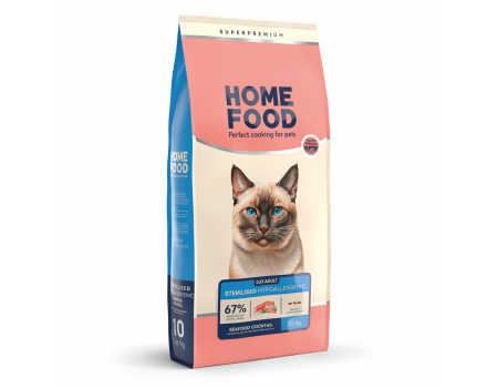 Home Food Корм CAT ADULT Гіпоалергенний «Морський коктейль» (10 кг)
