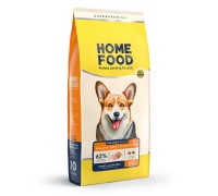 Сухой корм HOME FOOD ADULT MEDIUM Healthy skin and shiny coat, здорова..