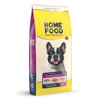 Сухий корм HOME FOOD ADULT MINI/MEDIUM Hypoallergenic, гіпоалергенний , для дорослих собак малих та середніх порід. телятина з овочами, 10 кг
