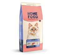 Сухой корм HOME FOOD ADULT Sensitive digestion, кошек с чувствительным..