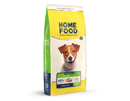 Home Food Корм DOG ADULT MINI Для активних собак і юніорів «Ягнятина з рисом» (10 кг)