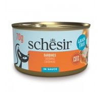 Schesir Grill Sardines ШЕЗИР САРДИНА в соусе натуральные консервы безз..