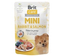 НАБОР Корм влажный Brit Care Mini pouch для собак, филе в соусе, кроли..