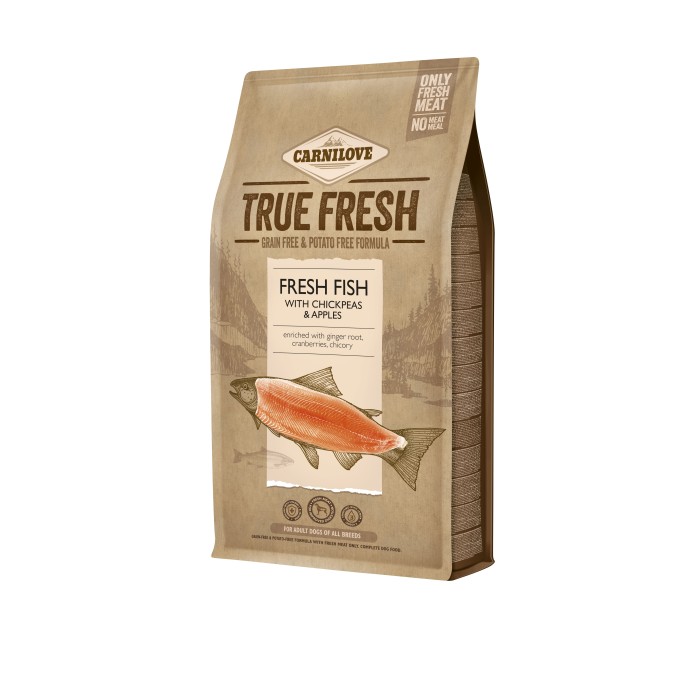 Сухой корм Carnilove True Fresh FISH, для взрослых собак, с рыбой, 1,4 кг