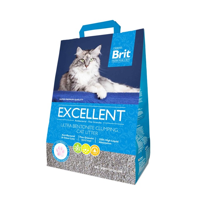 Наполнитель для кошачьего туалета Brit Fresh Excellent бентонитовый, 10 кг
