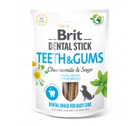 Лакомства для собак Brit Dental Stick Teeth & Gums здоровые десна и зу..
