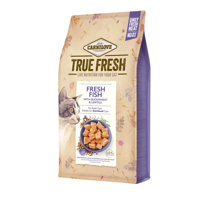 Корм сухой Carnilove Fresh Fish, для взрослых кошек, с рыбой, 1,8 кг
