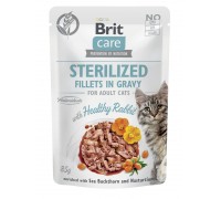 Корм влажный для стерилизованных кошек Brit Care Cat Sterilized филе в..