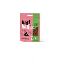 Ласощі для кошенят Half&Half у формі м'ясних шматочків з індичкою, 50 г