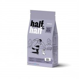 Корм сухой HalfHalf для взрослых собак маленьких пород с говядиной 12 кг