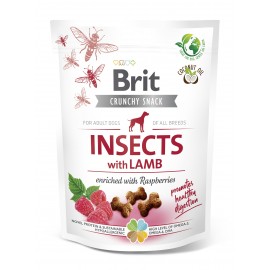 Ласощі для собак Brit Care Dog Crunchy Cracker Insects with Lamb для т..