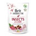 Ласощі для собак Brit Care Dog Crunchy Cracker Insects with Lamb для травлення, комахи, ягня і малина, 200 г