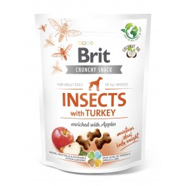 Ласощі для собак Brit Care Dog Crunchy Cracker Insects with Turkey для..