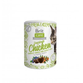 Ласощі для котів Brit Care Cat Snack Superfruits Chicken, курка 100 г..