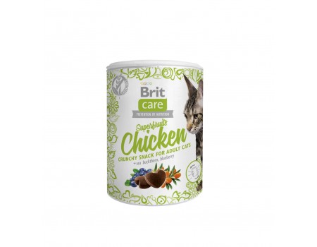 Лакомства для кошек Brit Care Cat Snack Superfruits Chicken, курица 100 г