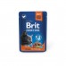 Влажный корм Brit Premium Cat pouch для стерилизованных кошек, лосось, 100 г