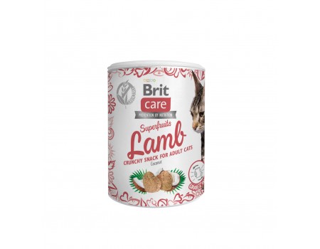 Лакомства для кошек Brit Care Cat Snack Superfruits Lamb ягненок, 100 г