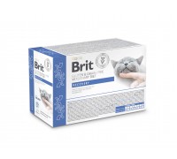 Корм влажный для кошек Brit GF VetDiet Recovery с лососем, 12 x 85 г..