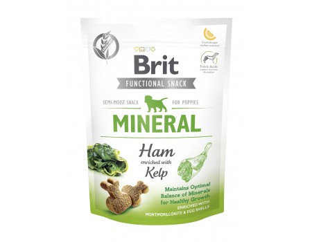 Функциональные лакомства для щенков Brit Care Functional Snack Mineral Ham с ветчиной, 150 г